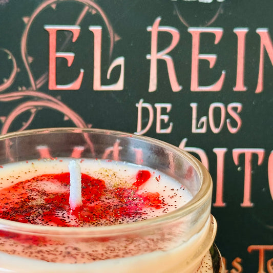 Vela "El Reino de los Malditos - El Ascenso de las Temidas" Kerri Maniscalco - Monsters Candles ® - Velas Literarias artesanas de soja 100% ecológica