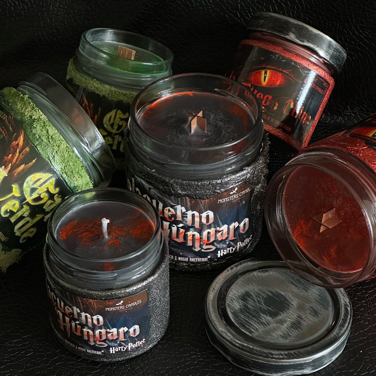 Vela "Colacuerno Húngaro" Harry Potter - Monsters Candles ® - Velas Literarias artesanas de soja 100% ecológica