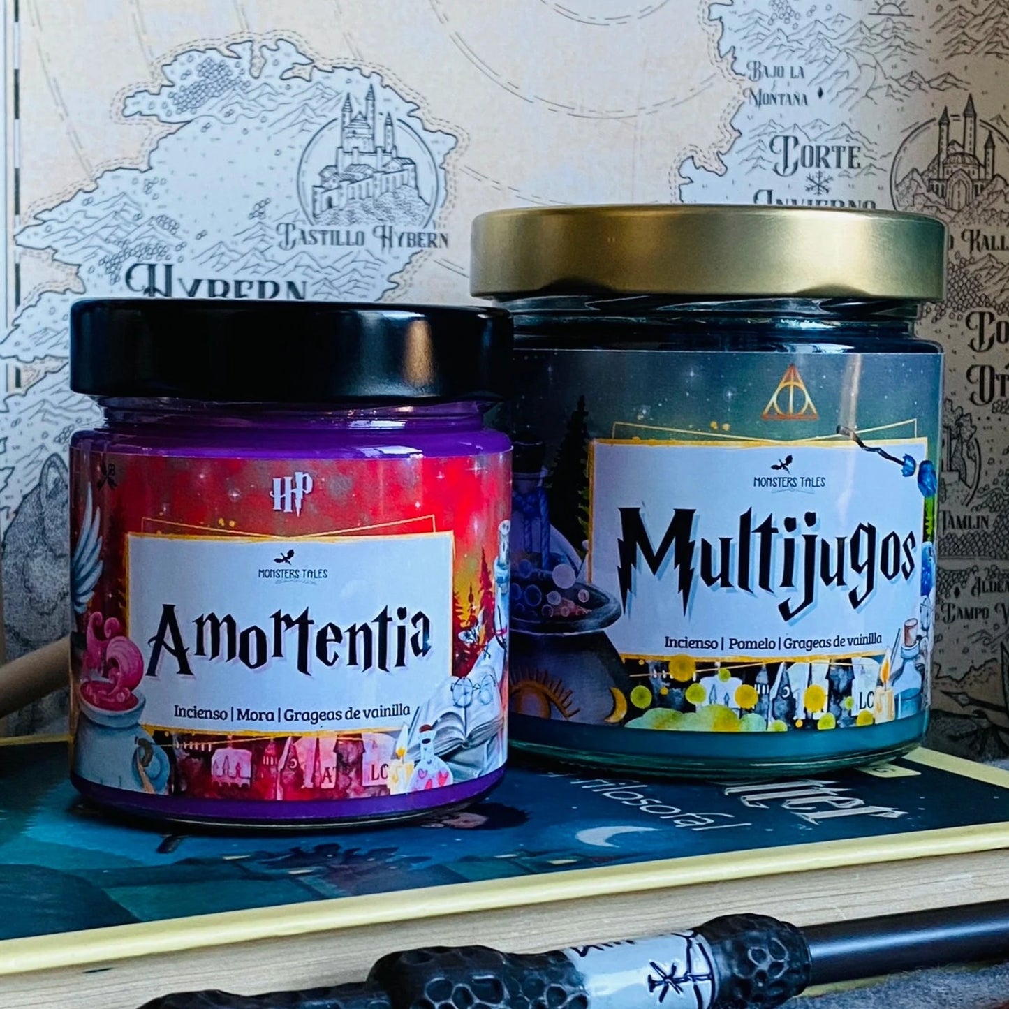 Velas “Pociones” Harry Potter - Monsters Candles ® - Velas Literarias artesanas de soja 100% ecológica