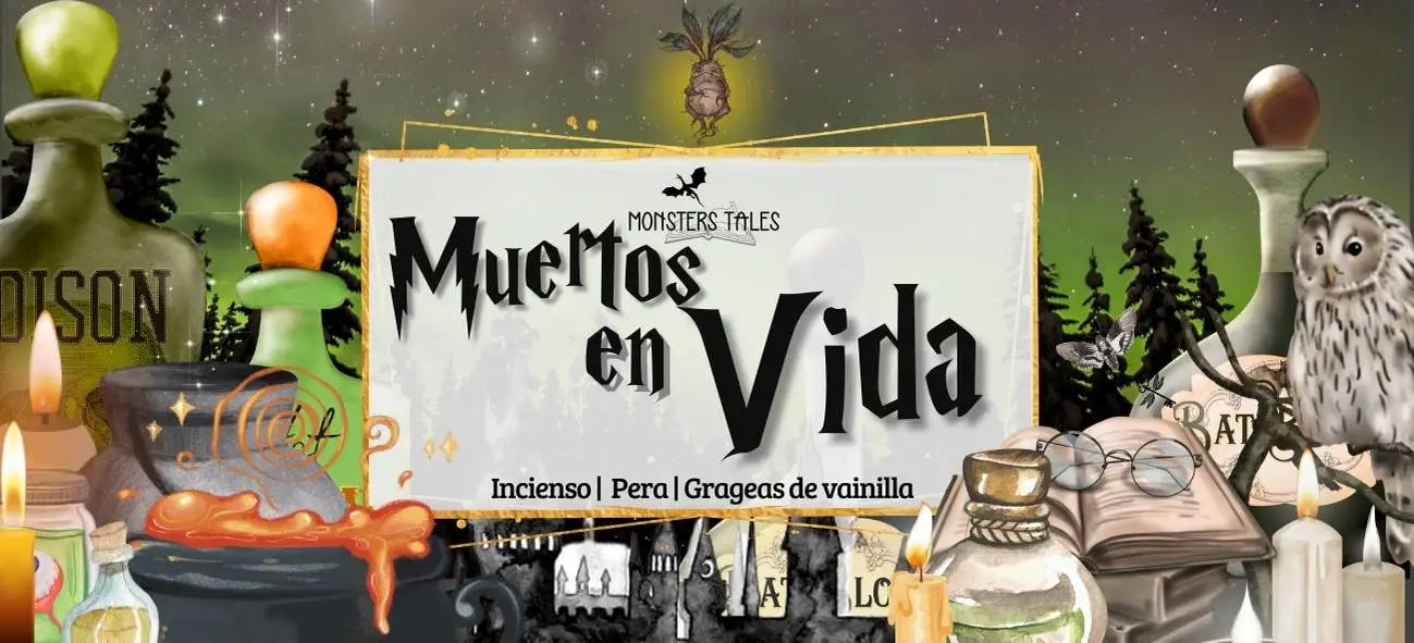 Velas “Pociones” Harry Potter - Monsters Candles ® - Velas Literarias artesanas de soja 100% ecológica