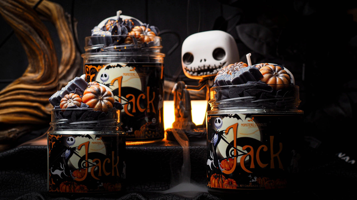 Vela “Jack” Pesadilla antes de Navidad | Monsters Candles ® - Velas Literarias