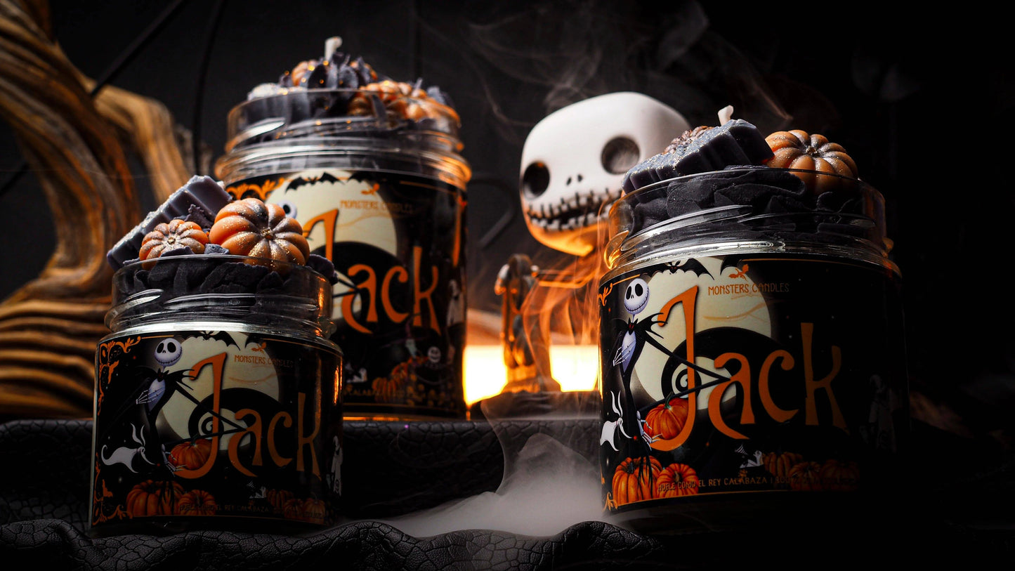 Vela “Jack” Pesadilla antes de Navidad | Monsters Candles ® - Velas Literarias