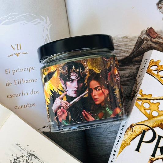 Caja Literaria “El Príncipe Cruel” - Monsters Candles ® - Velas Literarias artesanas de soja 100% ecológica