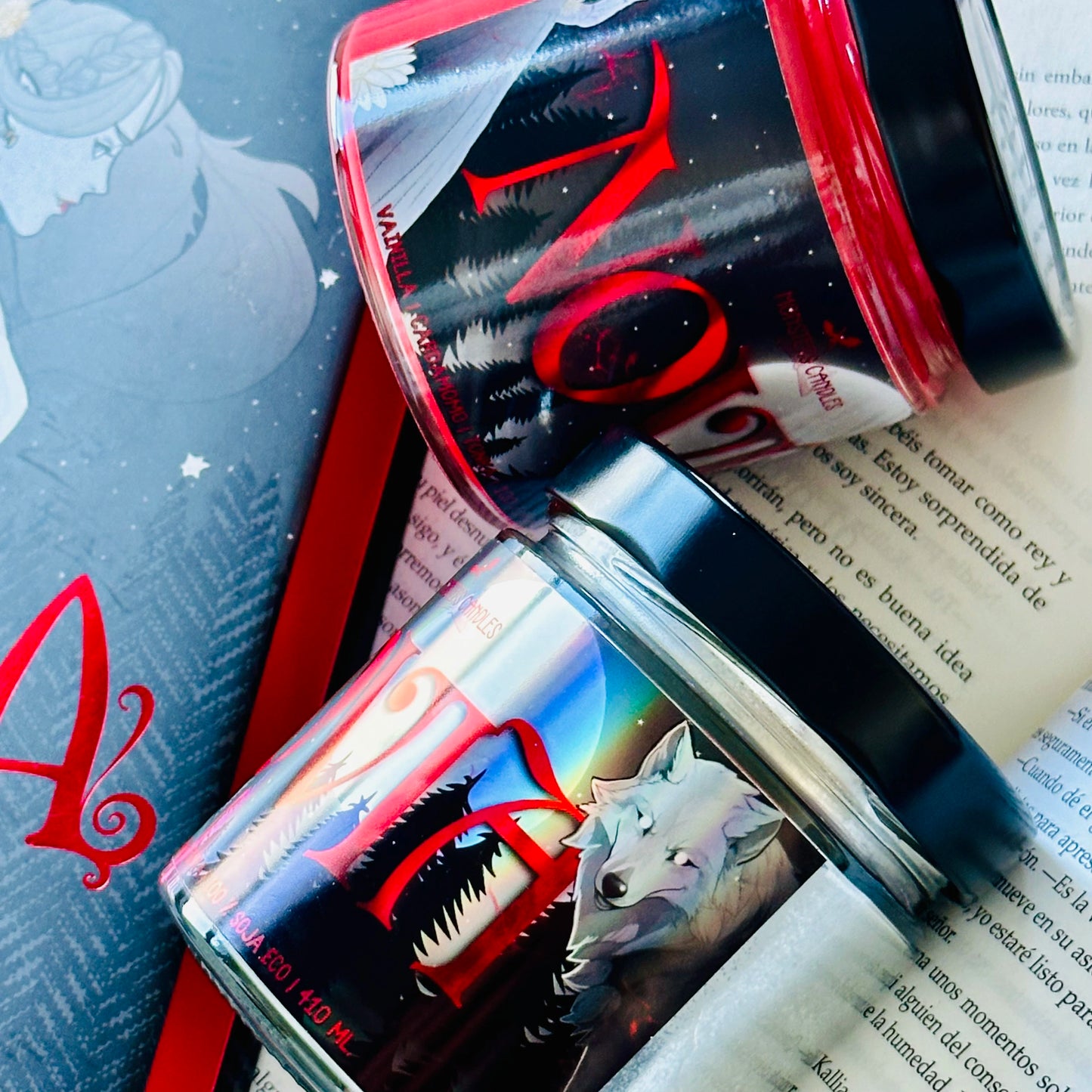 Vela "Novia" Ali Hazelwood - Monsters Candles ® - Velas Literarias artesanas de soja 100% ecológica