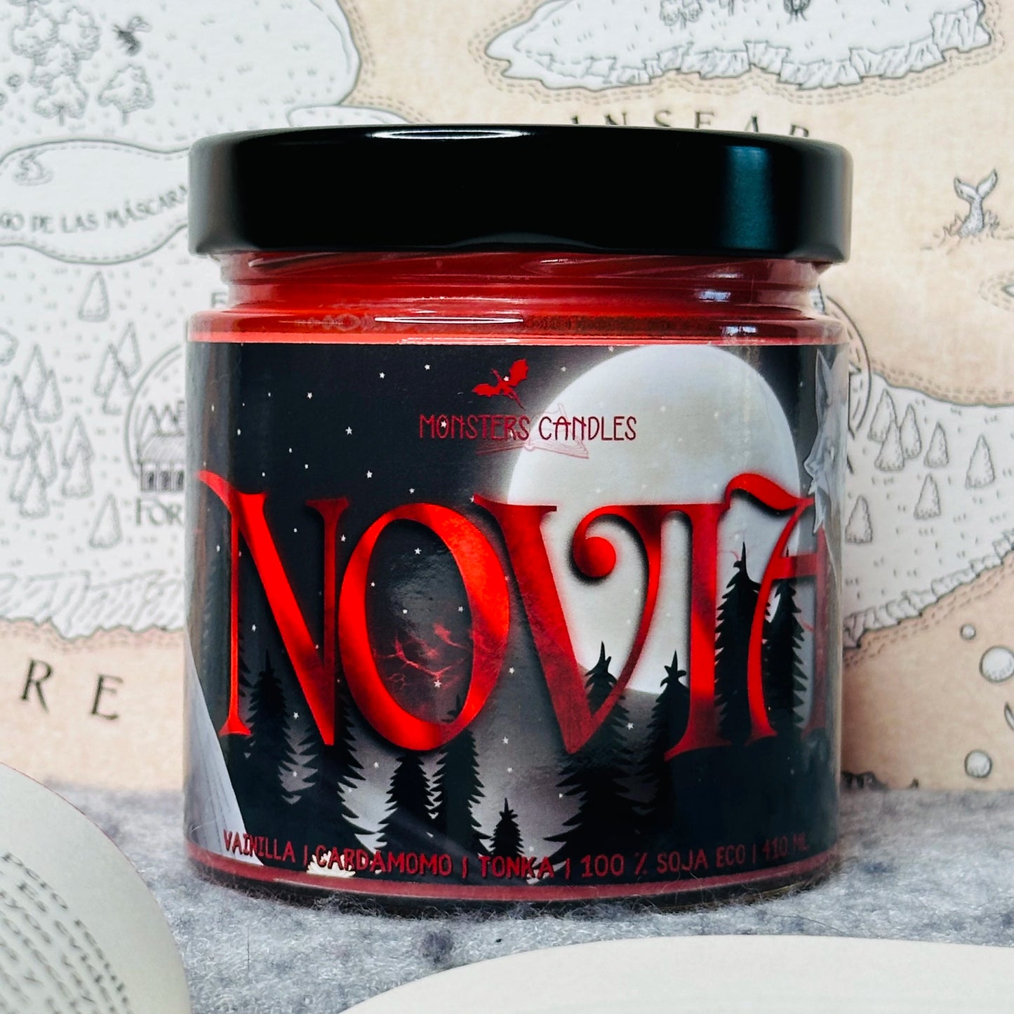 Vela "Novia" Ali Hazelwood - Monsters Candles ® - Velas Literarias artesanas de soja 100% ecológica