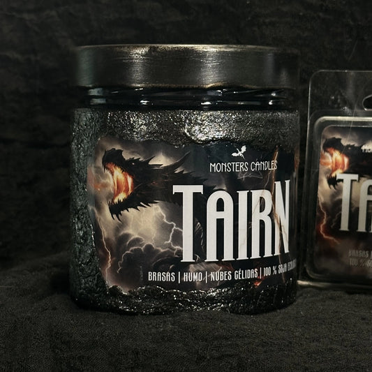 Vela "Tairn" Fourth Wing / Alas de Sangre - Monsters Candles ® - Velas Literarias artesanas de soja 100% ecológica
