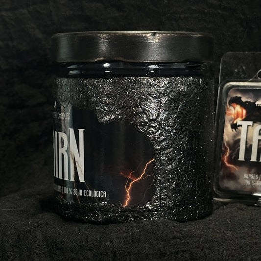 Vela "Tairn" Fourth Wing / Alas de Sangre - Monsters Candles ® - Velas Literarias artesanas de soja 100% ecológica