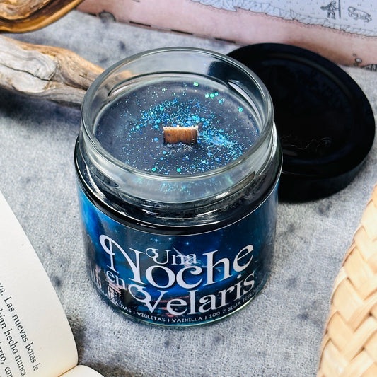 Vela "Una Noche en Velaris" Acotar - Monsters Candles ® - Velas Literarias artesanas de soja 100% ecológica