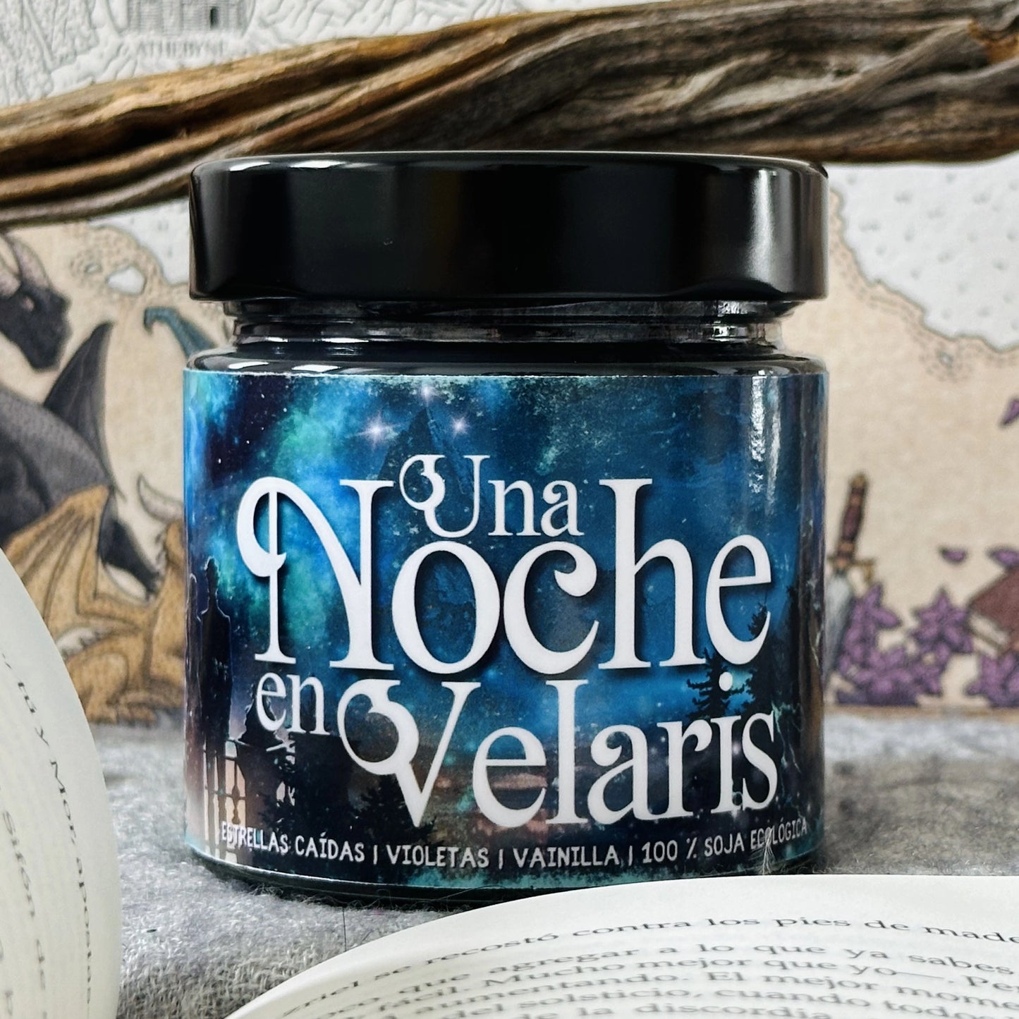 Vela "Una Noche en Velaris" Acotar - Monsters Candles ® - Velas Literarias artesanas de soja 100% ecológica