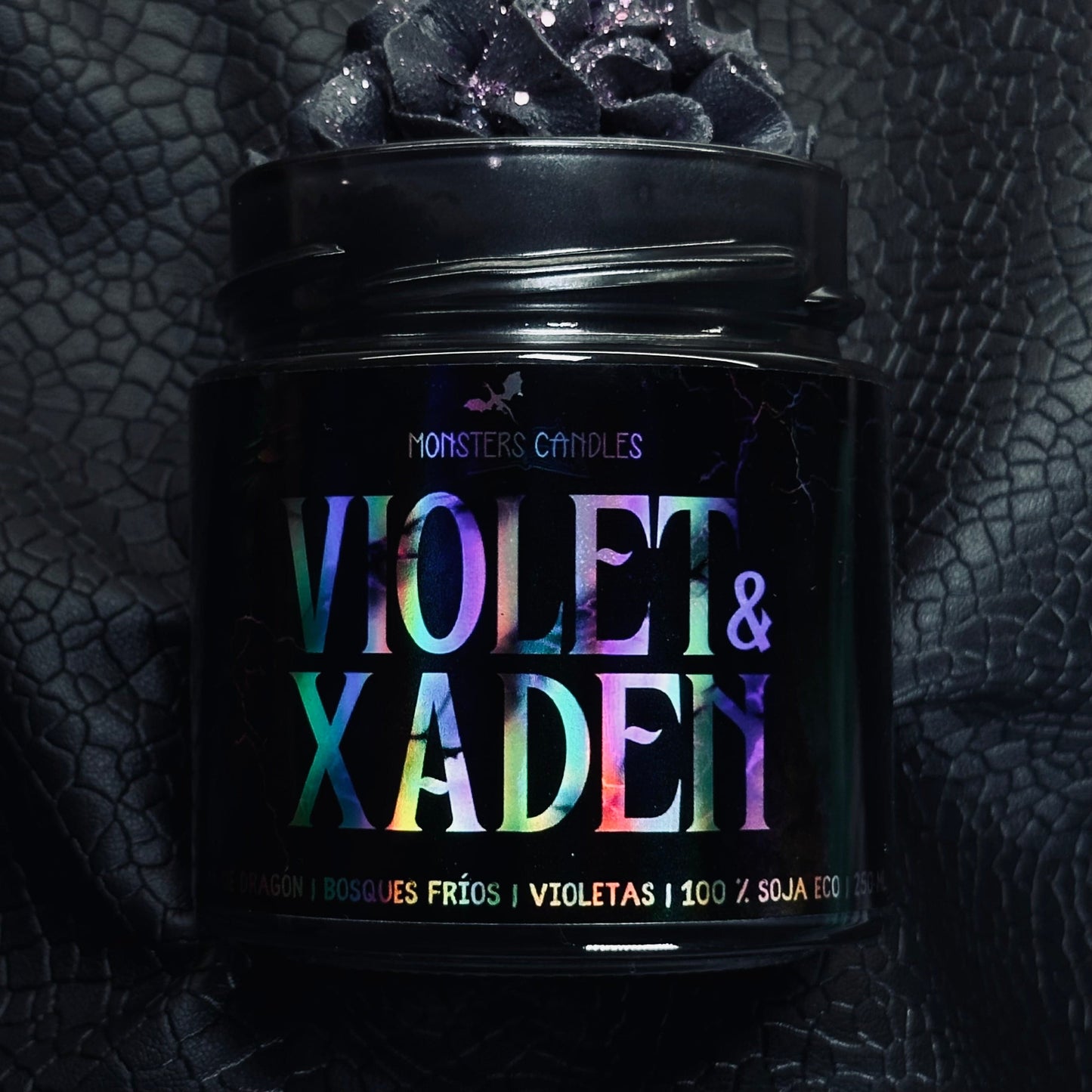 Vela "Violet y Xaden" Saga Empíreo | Monsters Candles ® - Velas Literarias