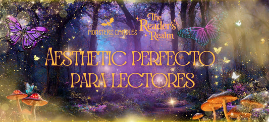 Rincón de lectura con vela literaria artesanal de Monsters Candles