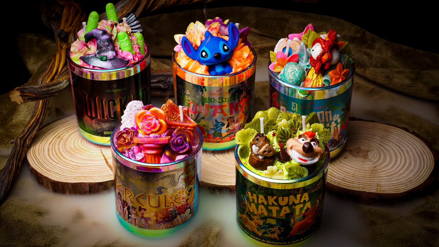 velas fantasía monsters candles