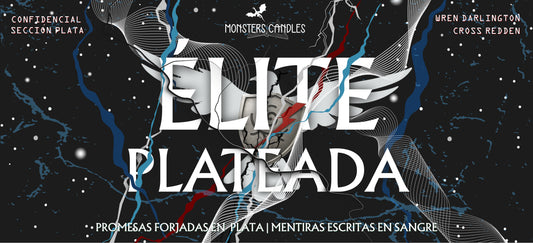 Vela “Élite Plateada" de Dani Francis - Monsters Candles ® - Velas Literarias