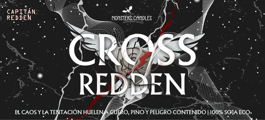 Vela “Cross Redden" Élite Plateada - Monsters Candles ® - Velas Literarias