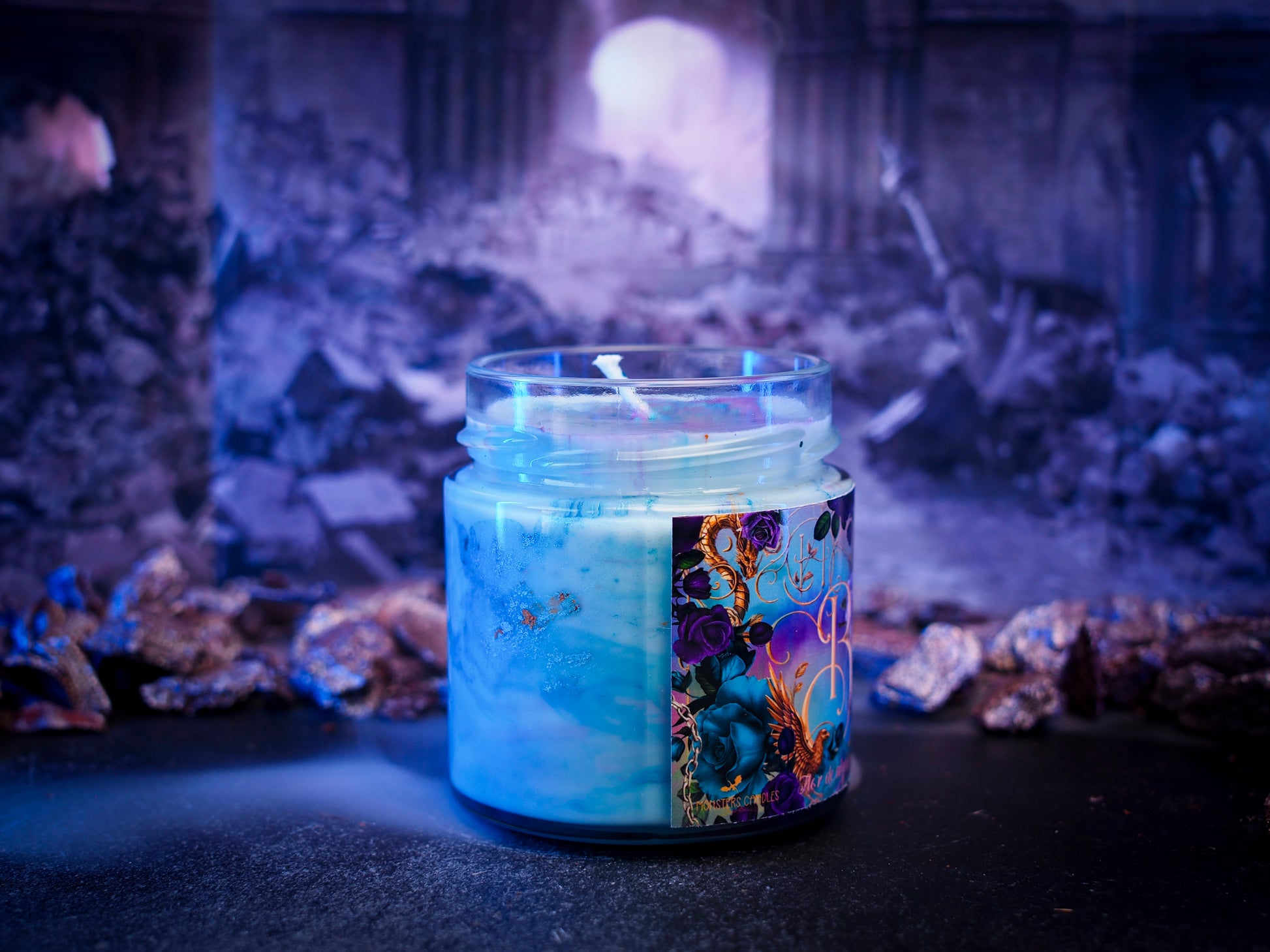 Vela “Briony Rosewood" Rose in Chains - Monsters Candles ® - Velas Literarias