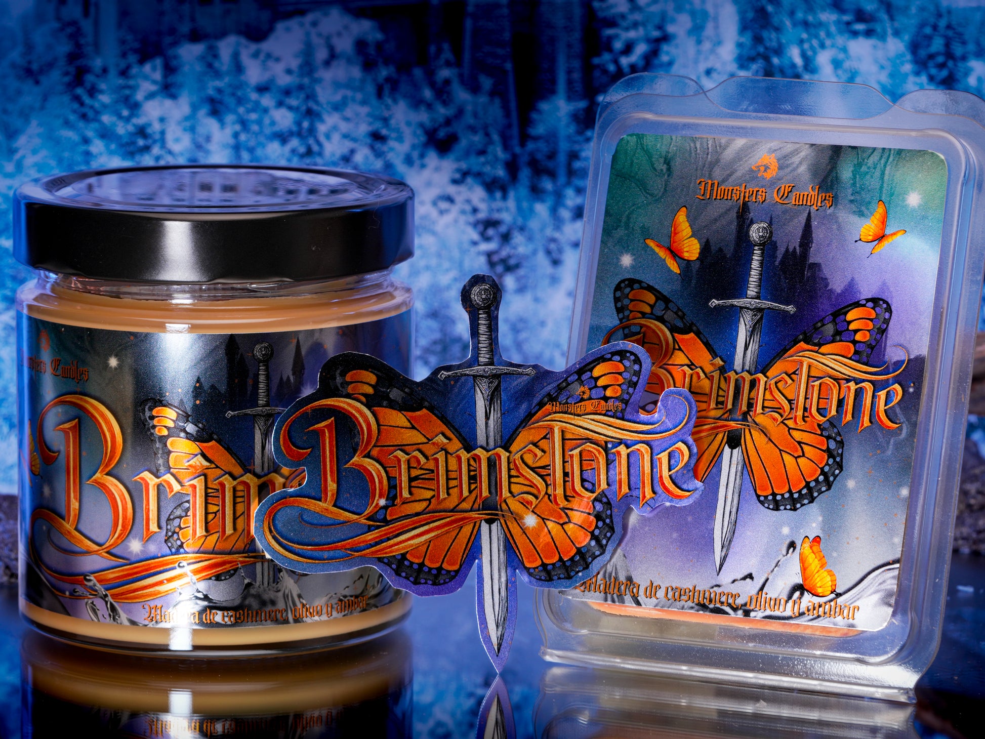 Caja Literaria "Brimstone" - Monsters Candles ® - Velas Literarias