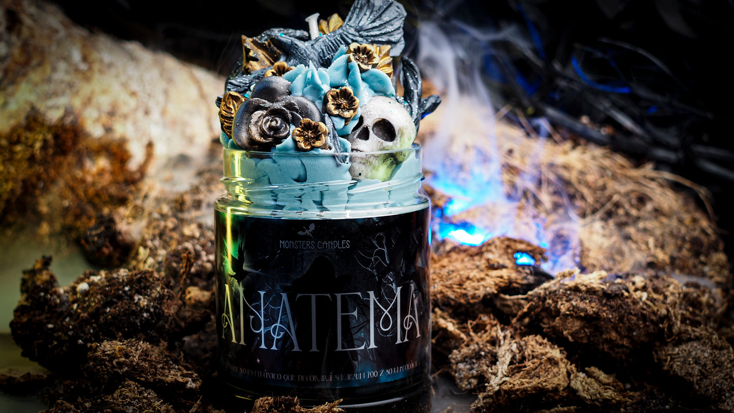 Vela "Anatema" Keri Lake - Ed. Exclusiva - Monsters Candles ® - Velas Literarias