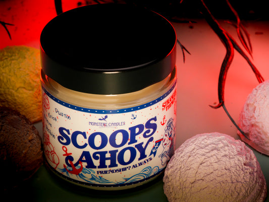 Vela Ice Cream clásica “Scoops Ahoy" Stranger Things