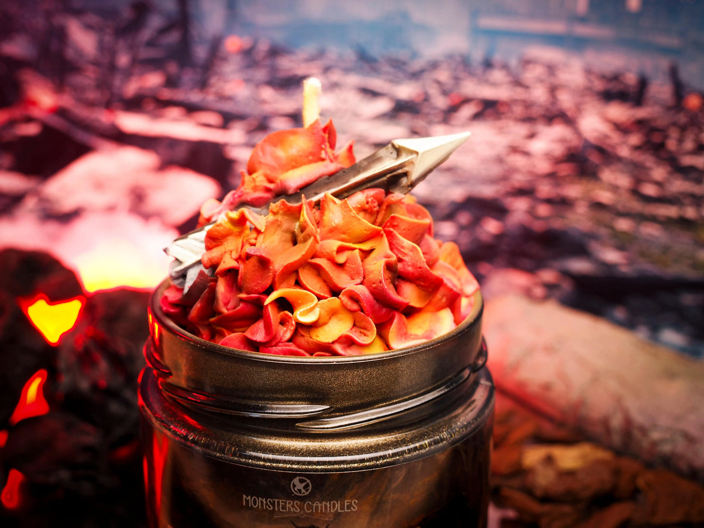 Vela "The Girl On Fire" Los Juegos del Hambre - Ed. Exclusiva | Monsters Candles ® - Velas Literarias