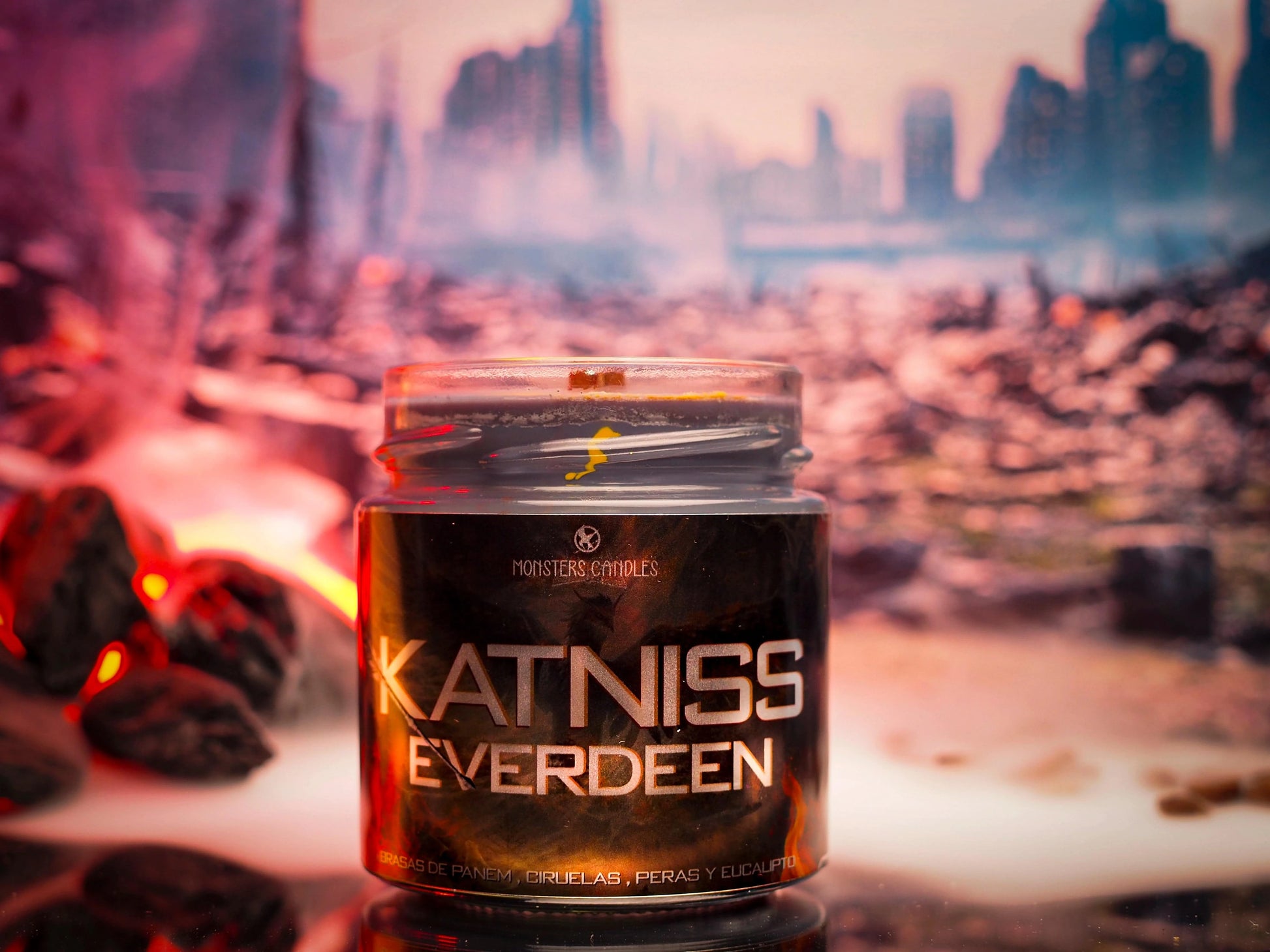 Vela "Katniss Everdeen" Los Juegos del Hambre | Monsters Candles ® - Velas Literarias