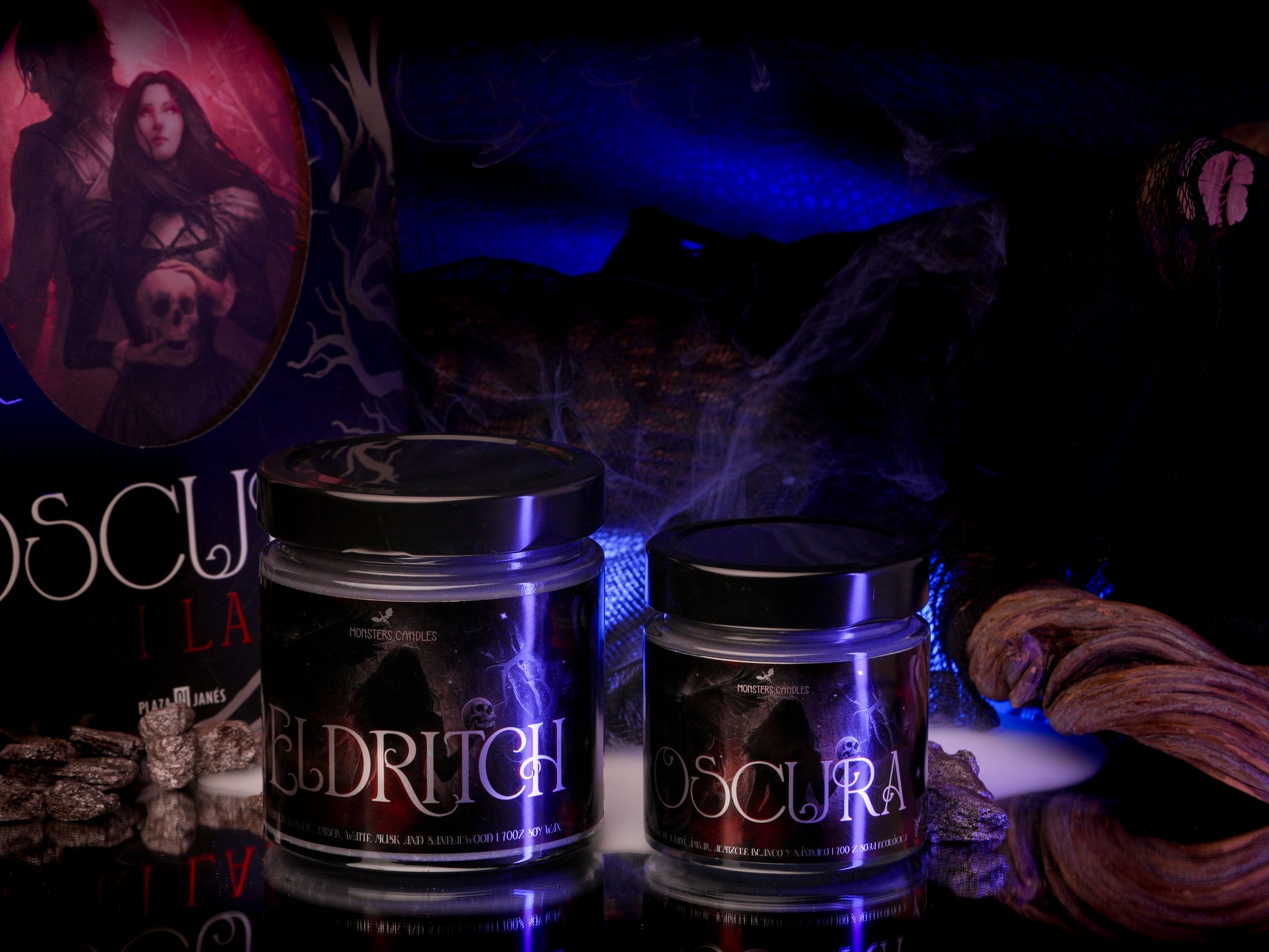 Vela “Oscura" Anatema de Keri Lake - Monsters Candles ® - Velas Literarias