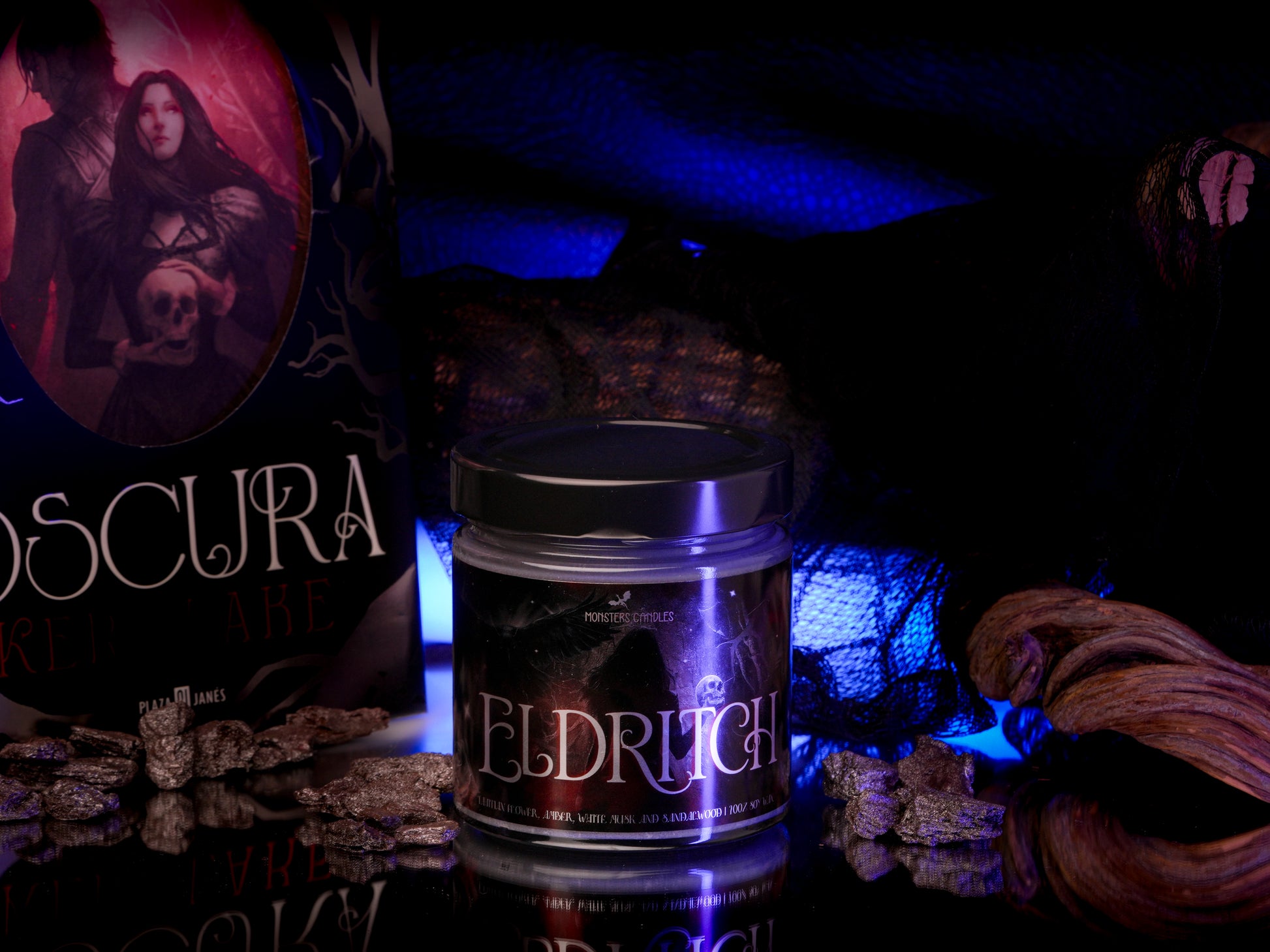 Vela “Oscura" Anatema de Keri Lake - Monsters Candles ® - Velas Literarias