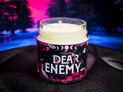 Vela Clásica “Querido Enemigo…" | Monsters Candles ® - Velas Literarias