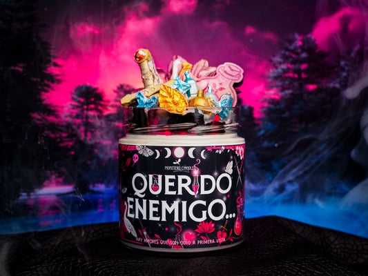 Vela “Querido Enemigo...” | Monsters Candles ® - Velas Literarias