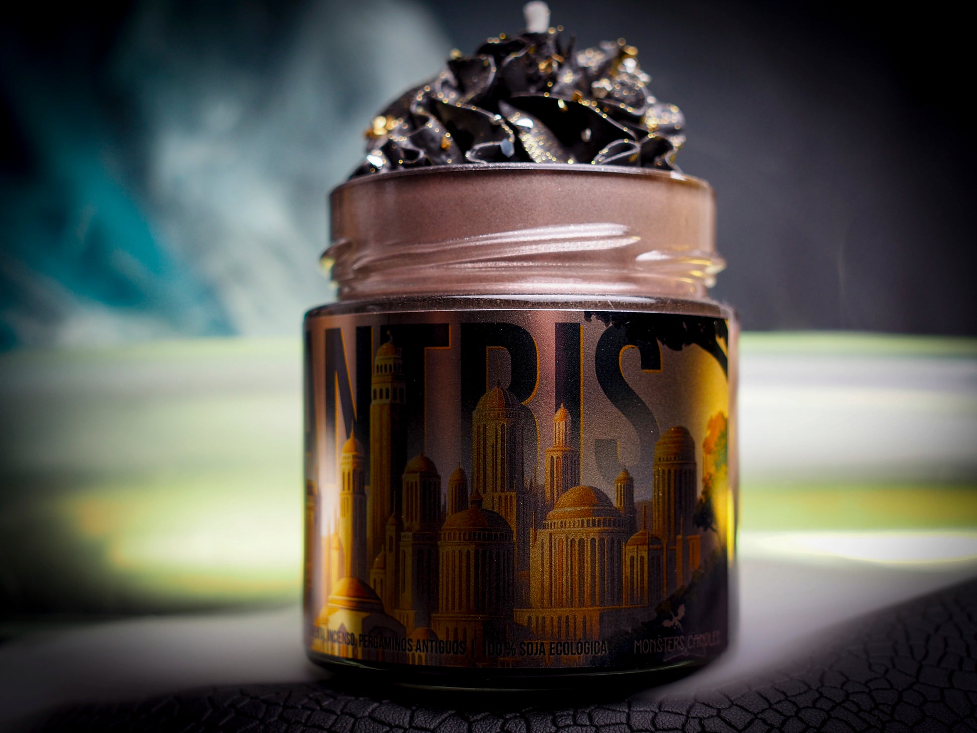 Vela "Elantris" Brandon Sanderson - Ed. Exclusiva - Monsters Candles ® - Velas Literarias