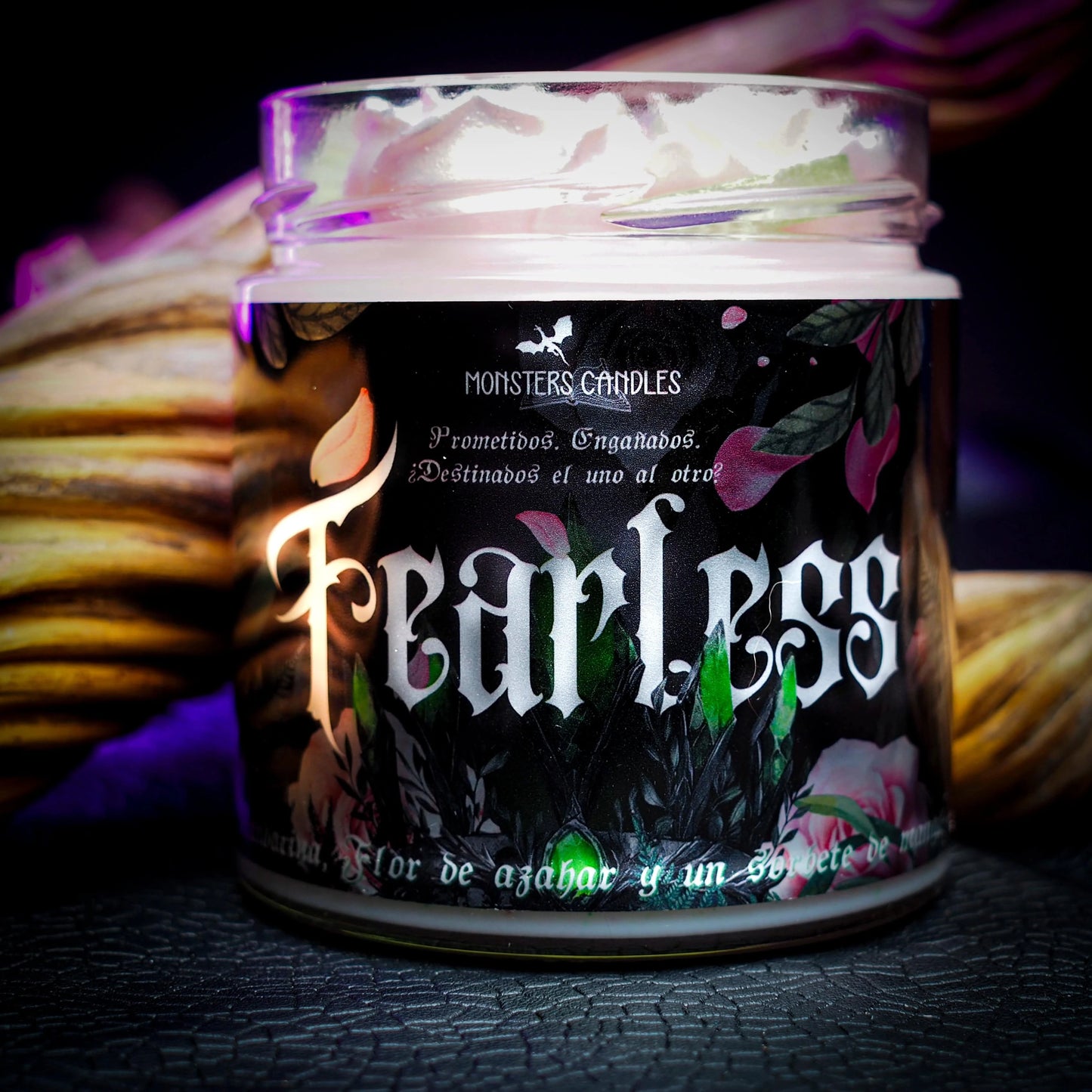  Vela "Fearless” | Monsters Candles ® - Velas Literarias