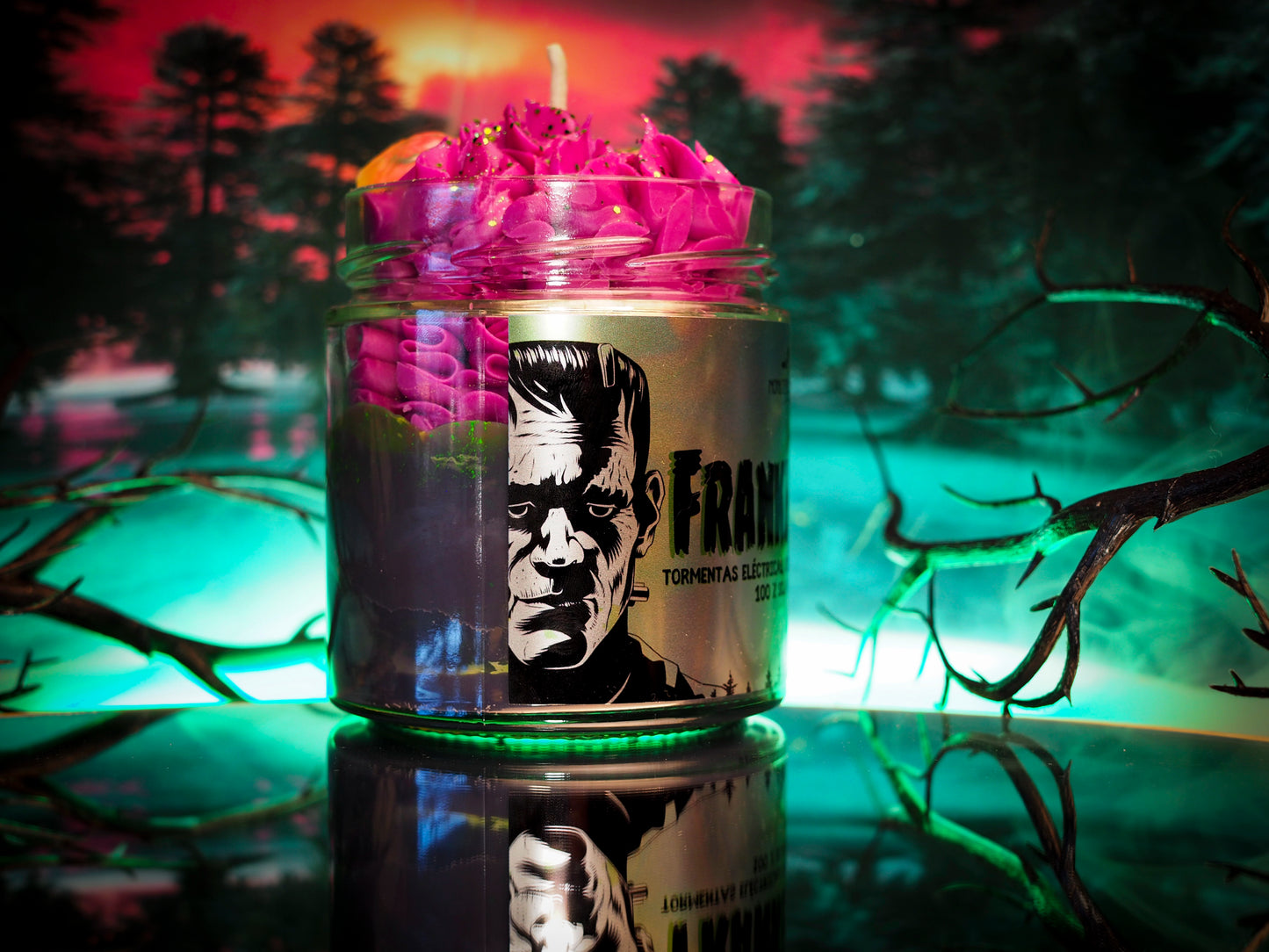 “Frankenstein” Candle