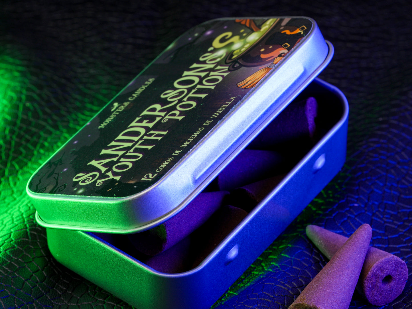 Caja de 12 conos de incienso "Sandersons Youth Potion"
