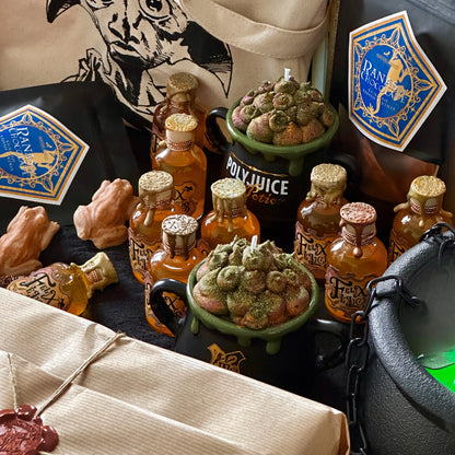 Caja Temática “Harry Potter” Especial Navidad - Monsters Candles ® - Velas Literarias artesanas de soja 100% ecológica