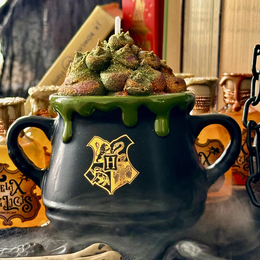Vela Caldero "Harry Potter" Edición Exclusiva - Monsters Candles ® - Velas Literarias artesanas de soja 100% ecológica