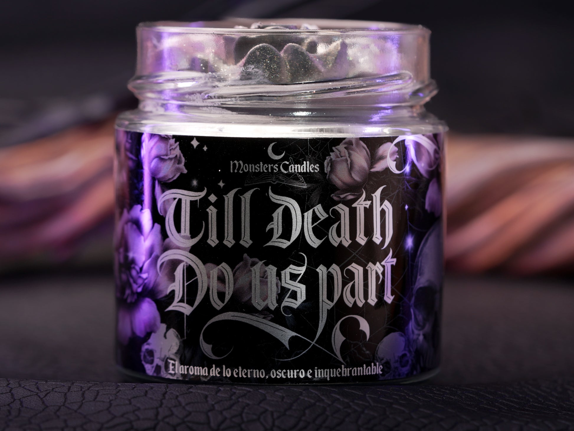 Vela “Till death do us part" Edición Especial - Monsters Candles ® - Velas Literarias