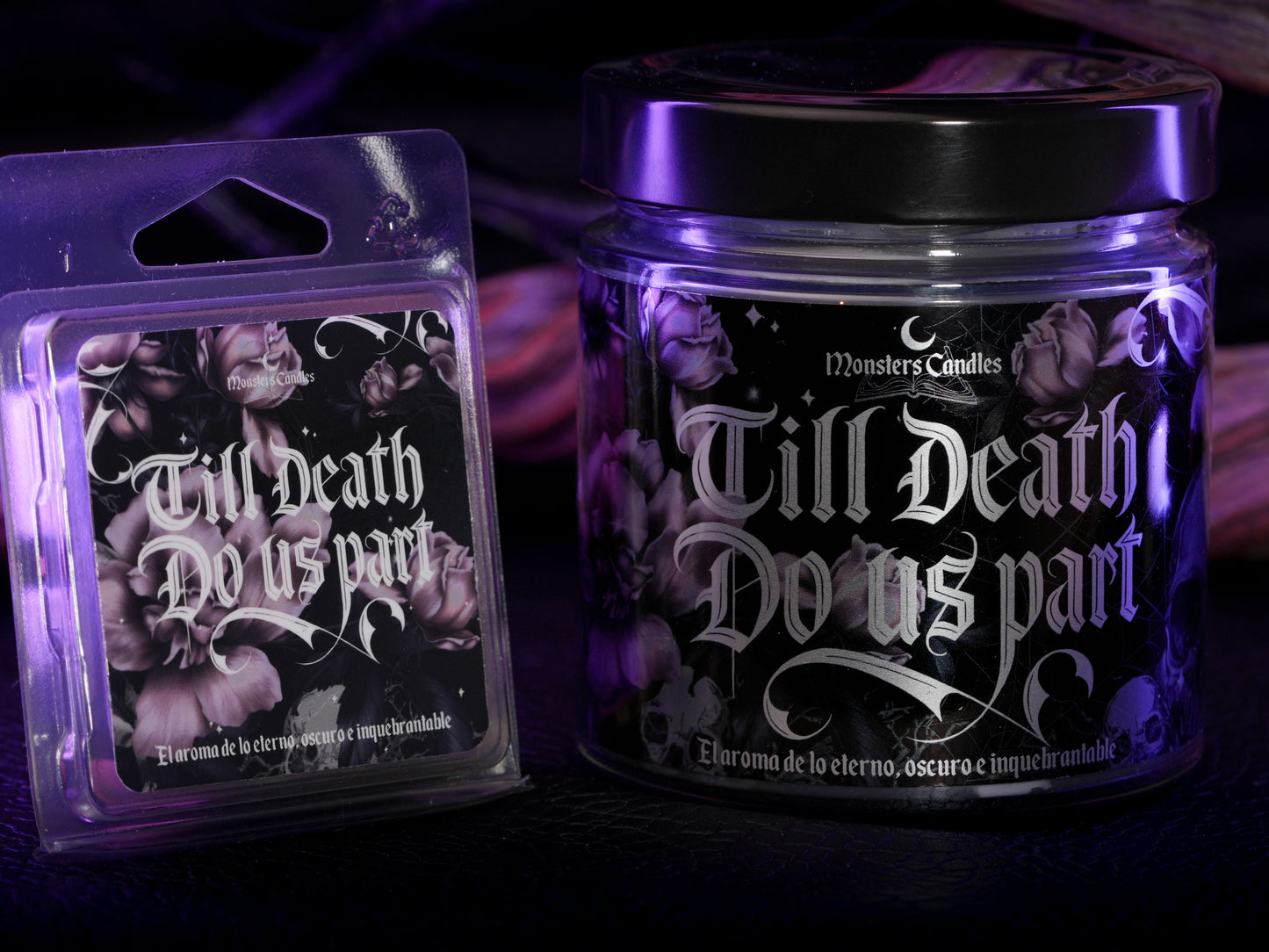 Vela “Till death do us part" Edición Especial - Monsters Candles ® - Velas Literarias