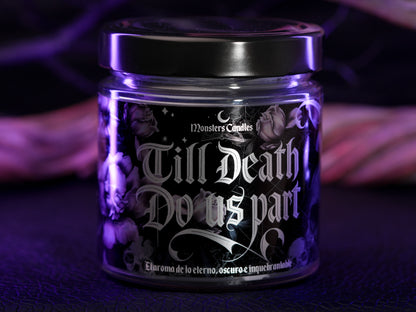 Vela “Till death do us part" Edición Especial - Monsters Candles ® - Velas Literarias