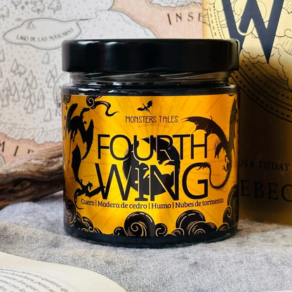 Caja Literaria “Fourth Wing/Alas de Sangre” - Monsters Candles ® - Velas Literarias artesanas de soja 100% ecológica