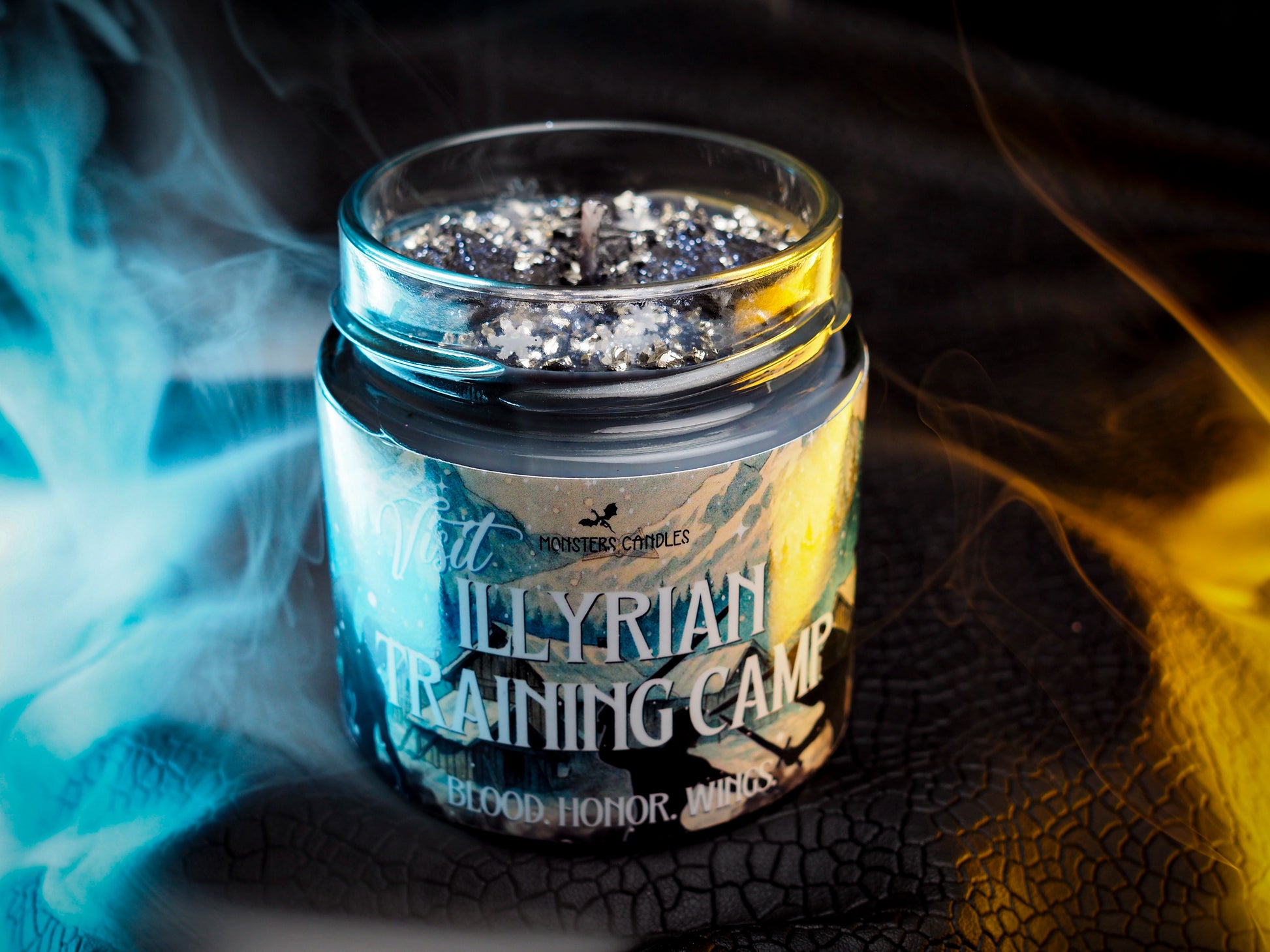 Vela "Ilyrian Training Camp" Acotar | Monsters Candles ®
