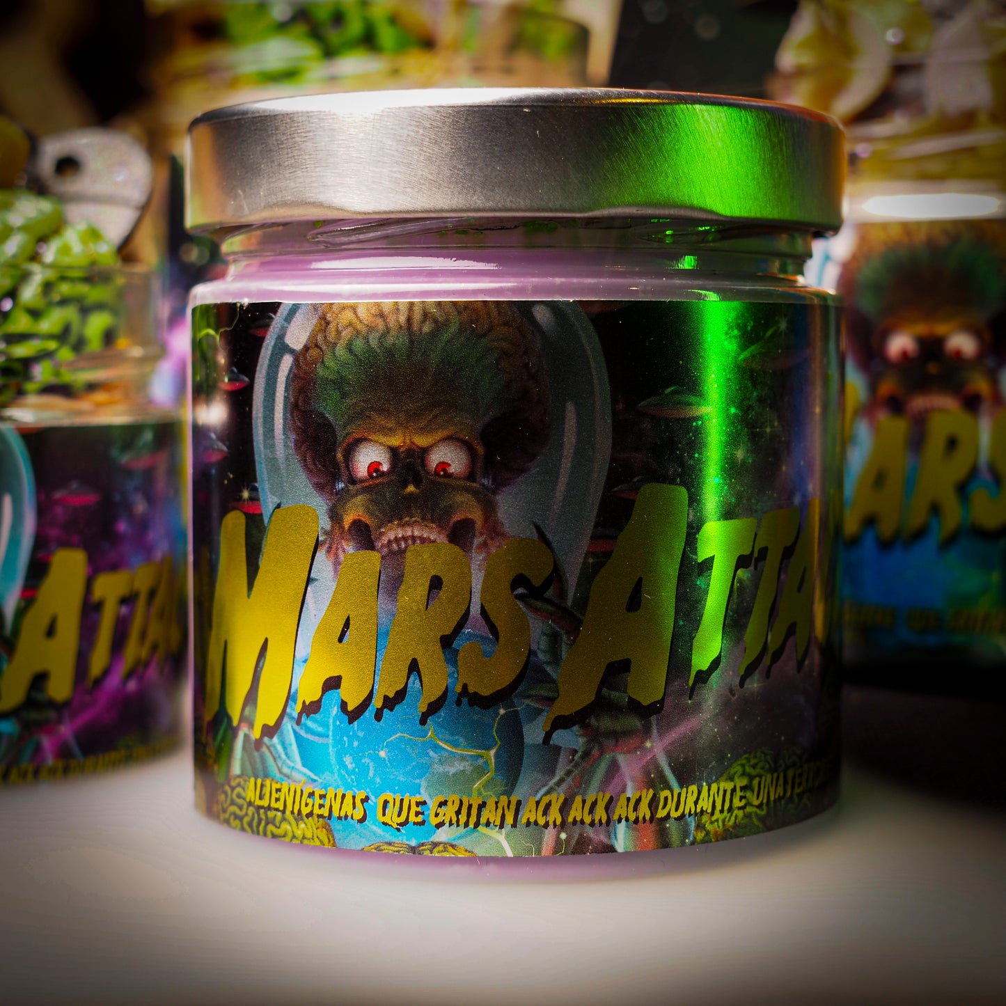 Vela “Mars Attacks!” Tim Burton VENTA FLASH | Monsters Candles ® - Velas Literarias