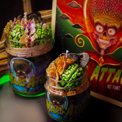 Vela “Mars Attacks!” Tim Burton VENTA FLASH | Monsters Candles ® - Velas Literarias