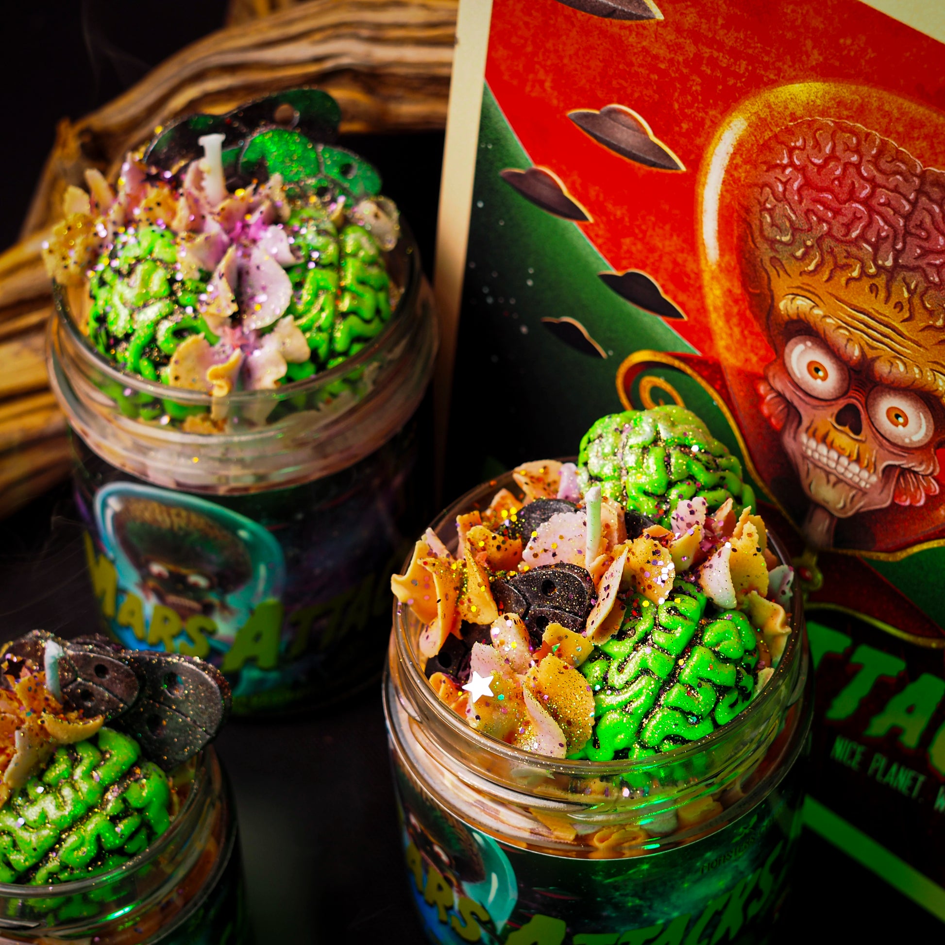 Vela “Mars Attacks!” Tim Burton VENTA FLASH | Monsters Candles ® - Velas Literarias