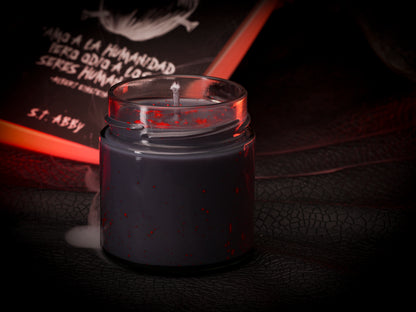 Vela Decorada “Mindf*ck" S.T. Abby - Ed. Suscriptores - Monsters Candles ® - Velas Literarias