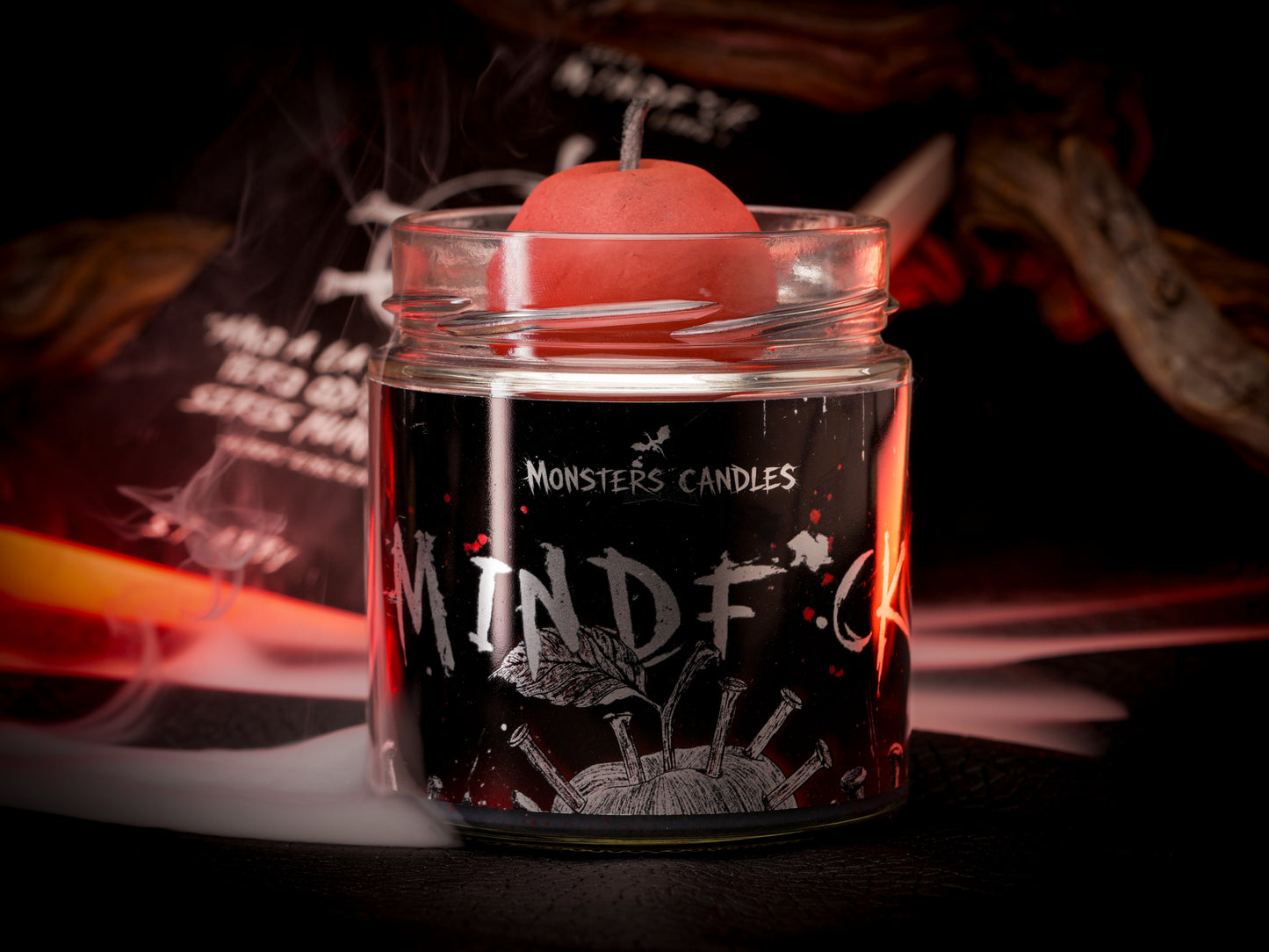 Vela "Mindf*ck" S.T. Abby - Ed. Suscriptores - Monsters Candles ® - Velas Literarias