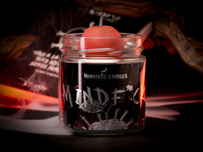 Vela "Mindf*ck" S.T. Abby - Ed. Suscriptores - Monsters Candles ® - Velas Literarias