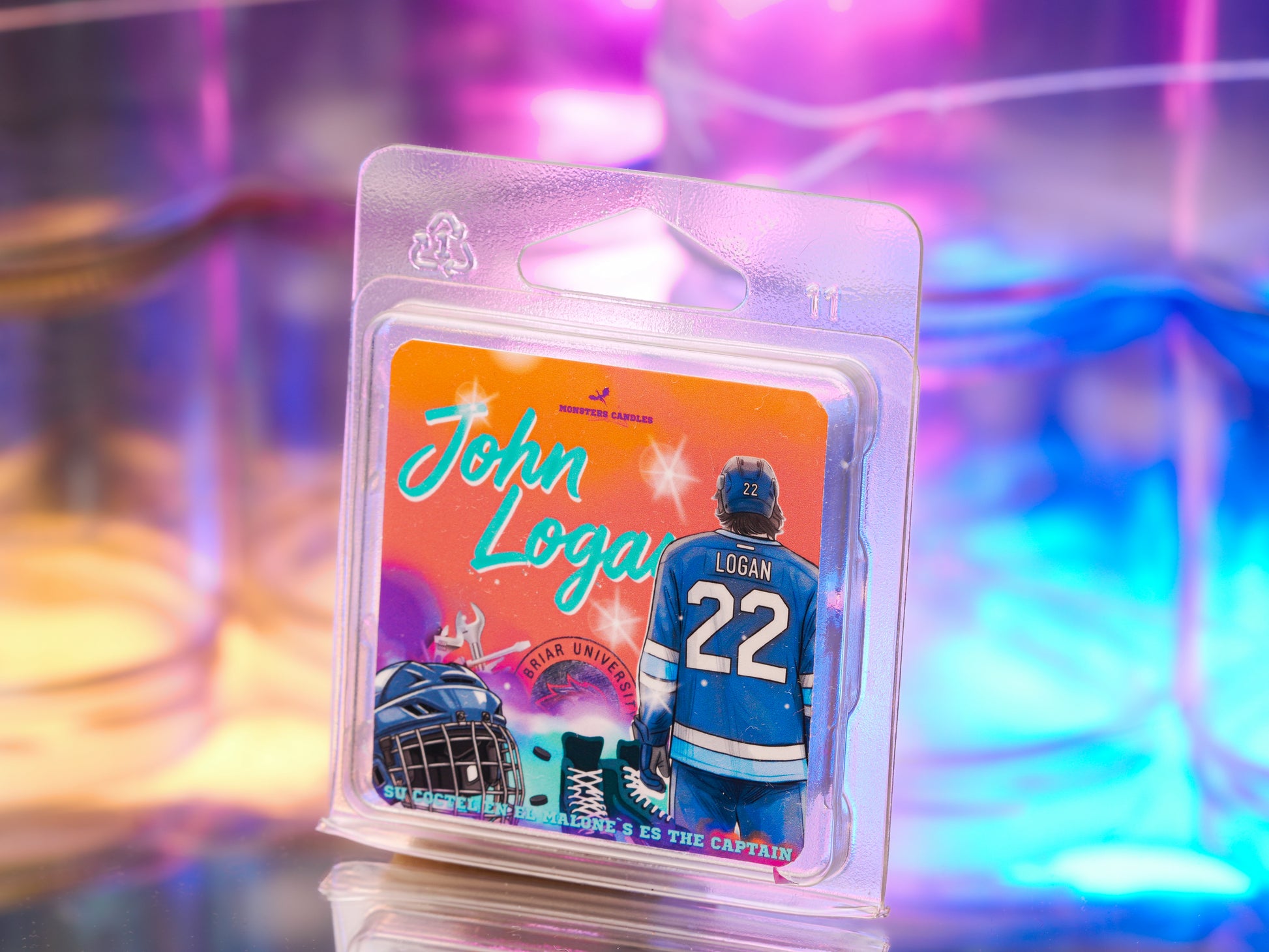 Vela Cóctel “John Logan" Off Campus - Monsters Candles ® - Velas Literarias
