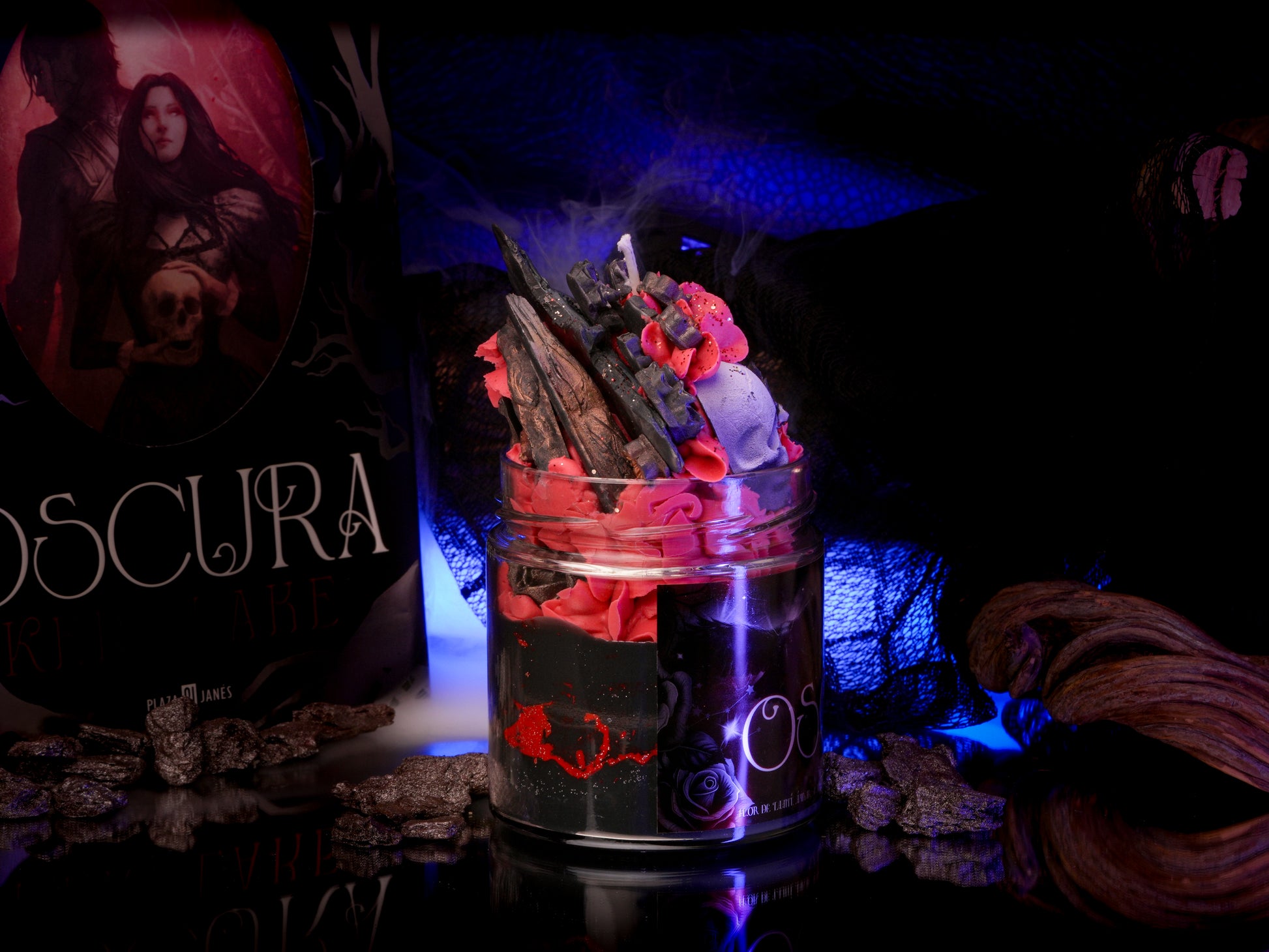 Vela "Oscura" Anatema de Keri Lake - Edición Artística - Monsters Candles ® - Velas Literarias