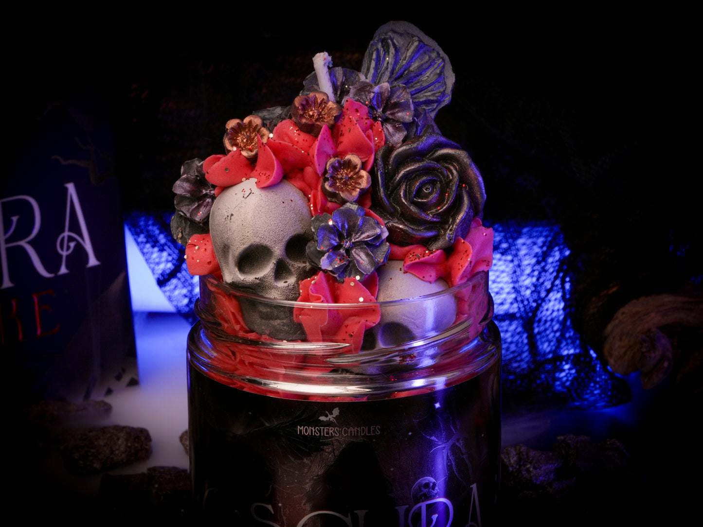 Vela "Oscura" Anatema de Keri Lake - Edición Artística - Monsters Candles ® - Velas Literarias