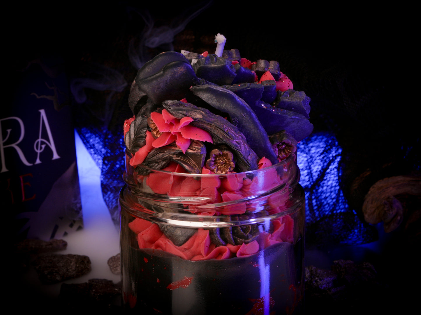 Vela "Oscura" Anatema de Keri Lake - Edición Artística - Monsters Candles ® - Velas Literarias