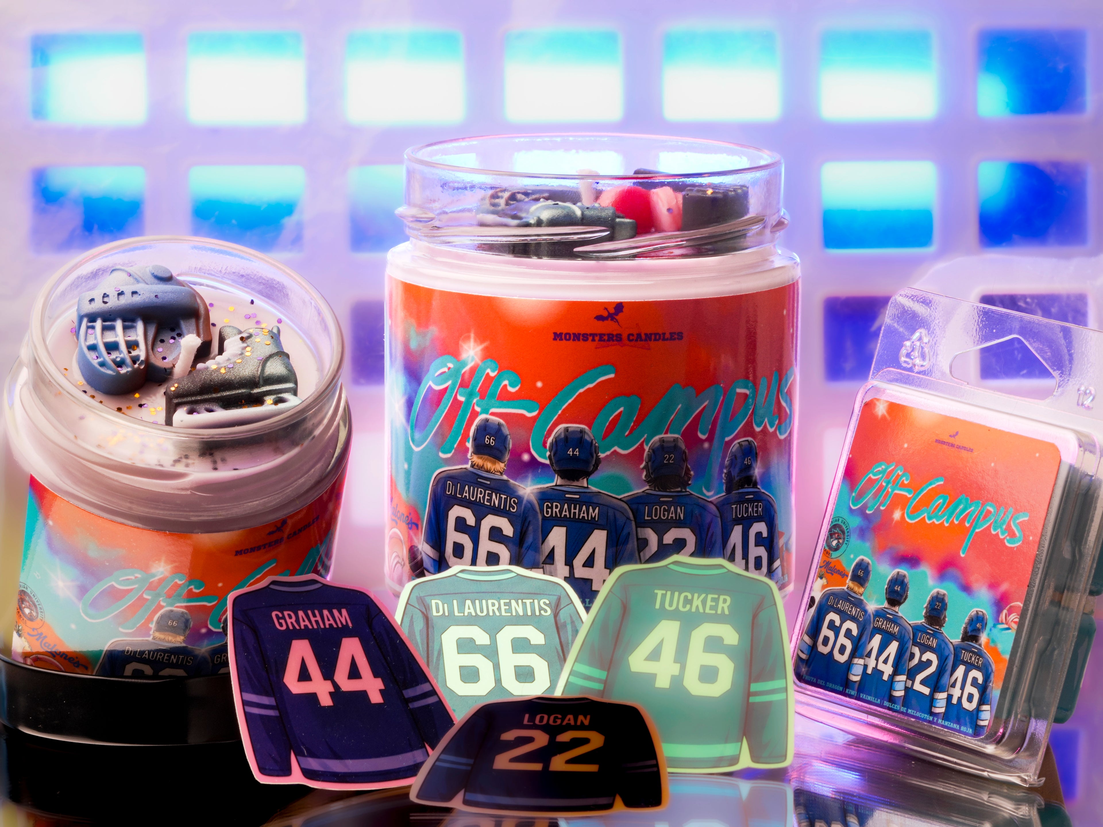 Vela "Off Campus" - Monsters Candles ® - Velas Literarias
